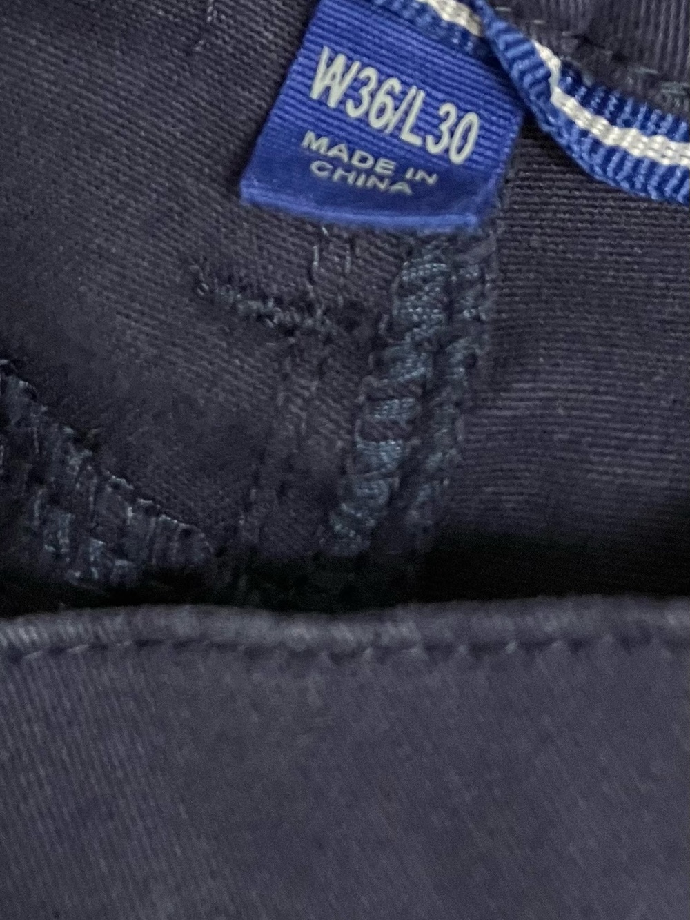 FJ FootJoy 1857 Sueded Cotton Twill 5-Pocket Golf Pants Navy 36x30 EUC - Picture 8 of 10